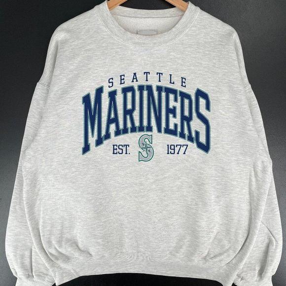 Karla_Perez Tops - Seattle Mariners Seattle Baseball 1977 Retro Vintage Sweatshirt